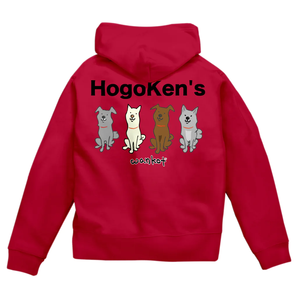  wankot®︎のHogoKen's Zip Hoodie