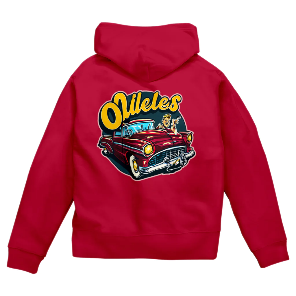 islandmoon13のOLDIES　　50’ｓ ＣＡＲ Zip Hoodie