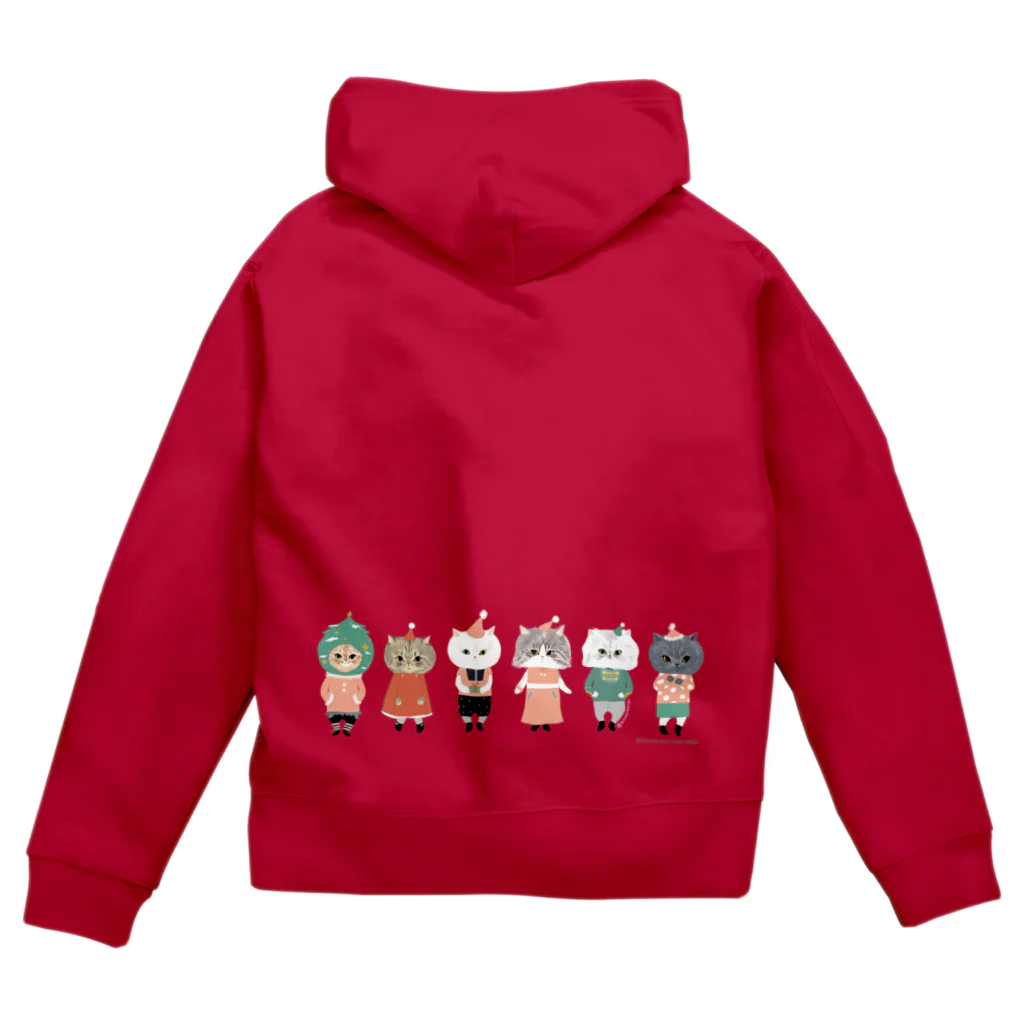 wokasinaiwoのクリスマスコラボックス Zip Hoodie