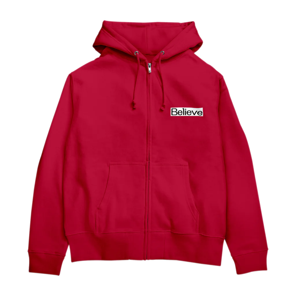 アメリカンベース のBelieve　ビリーブ Zip Hoodie