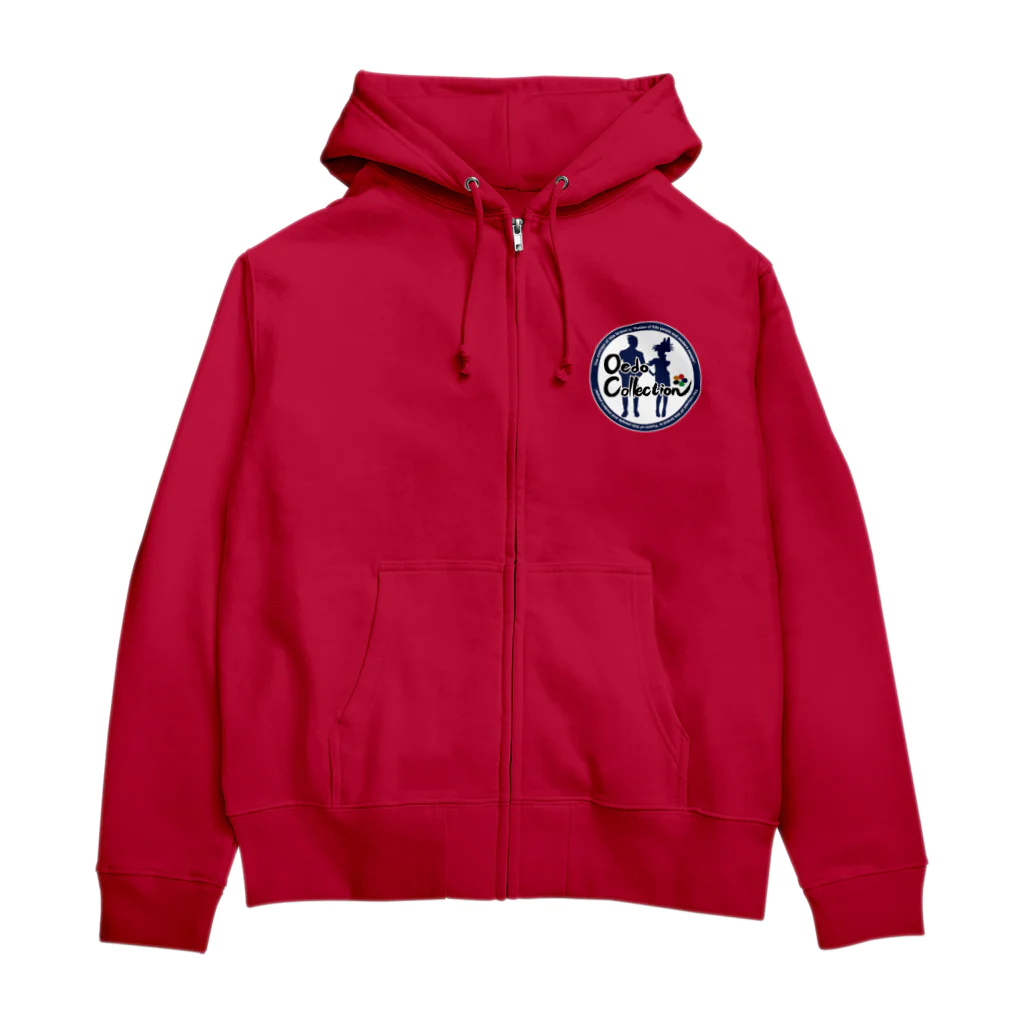 Oedo CollectionのFancy Girl／濃色ジップパーカー Zip Hoodie