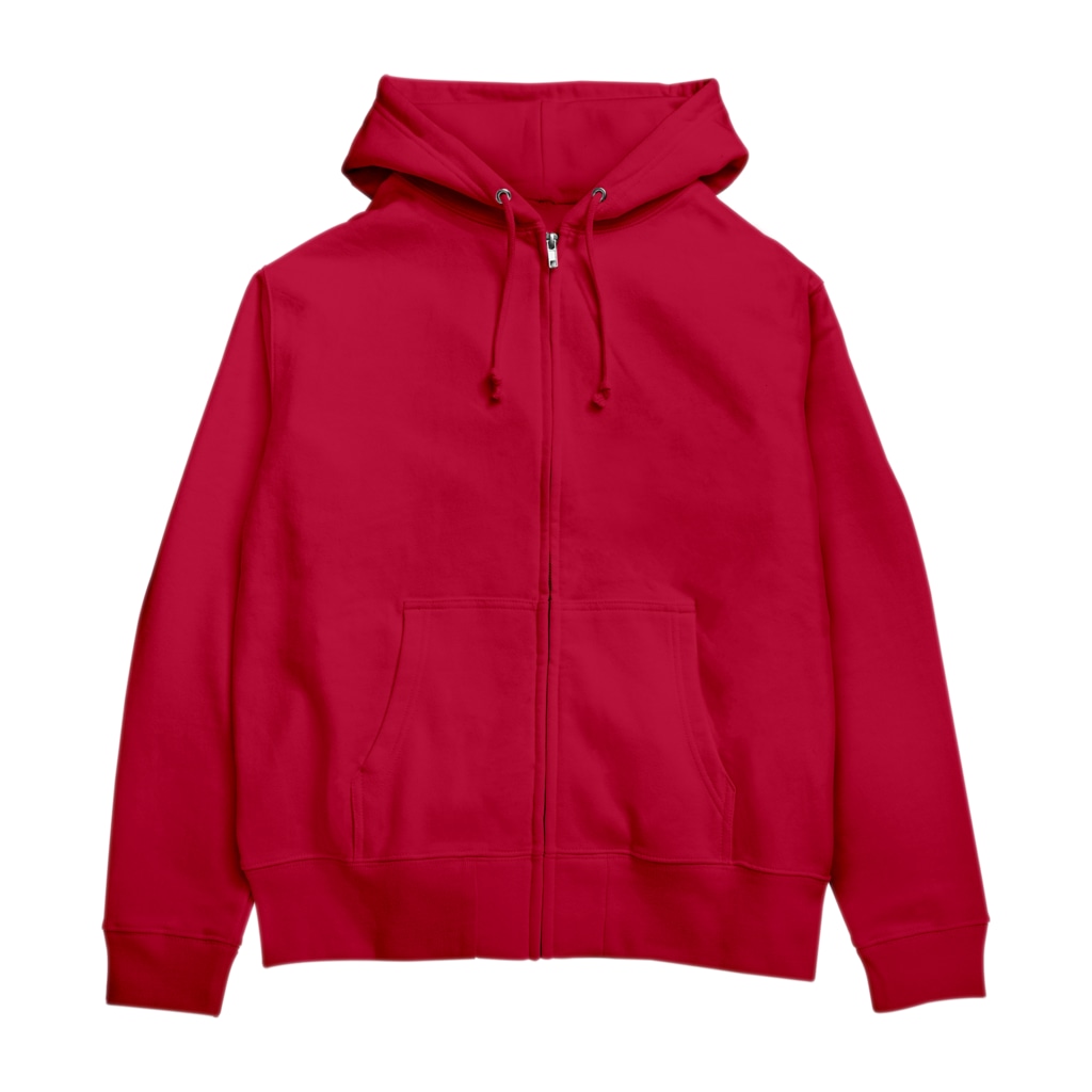 LUNARHOLIC STOREの<BASARACRACY>人外の人外による人外のための政治（カタカナ・黒） Zip Hoodie