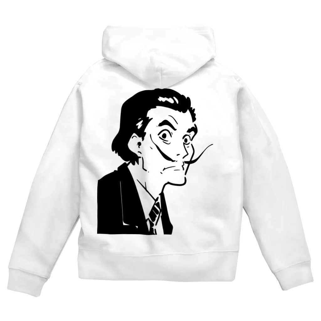 山形屋米店のサルバドール・ダリ(Salvador Dalí) Zip Hoodie