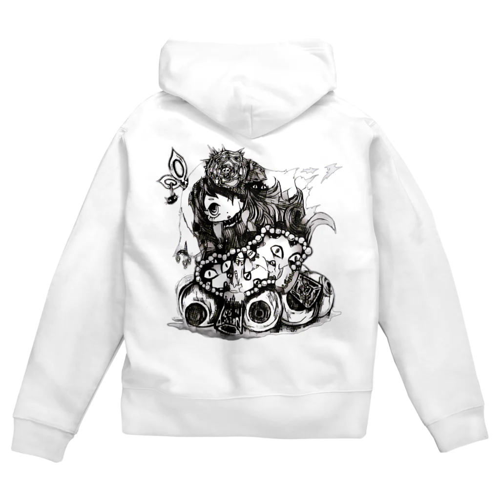 Bitter Sweet Devil's のDevil シザー Zip Hoodie