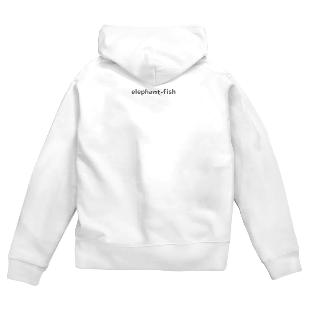 elephant-fishのシンプルアー Zip Hoodie