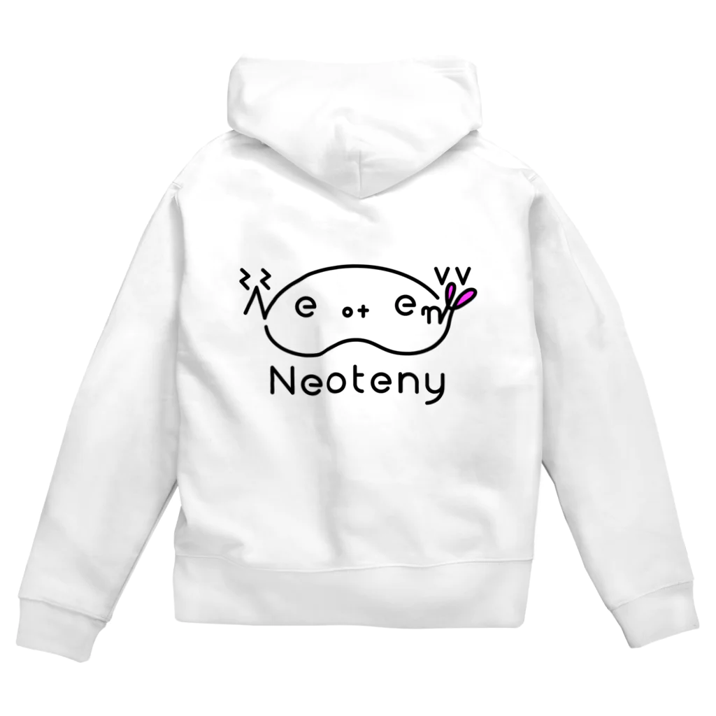 NeotenyのNeotenyロゴ Zip Hoodie