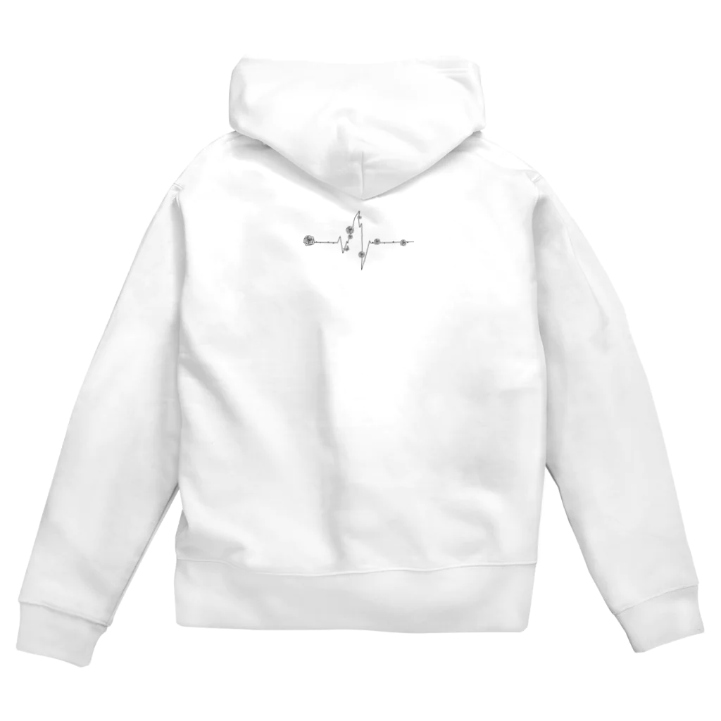 【鉱石標本屋】AMBERのオオムラサキ Zip Hoodie