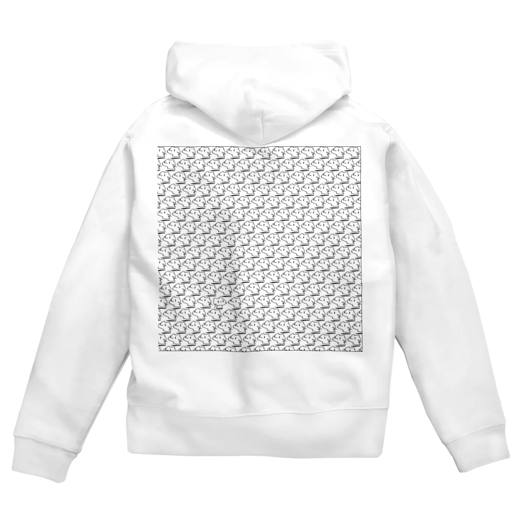 どどど素人のどどねこ-びっしり- Zip Hoodie