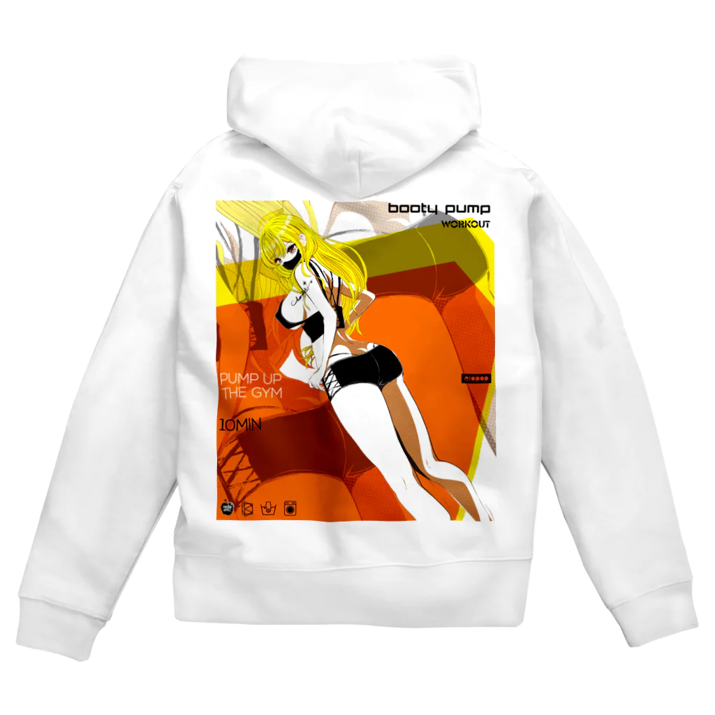 loveclonesのBOOTY PUMP 夏の着せ替えドール 0564 エロポップ ギャル せな 白限定 Zip Hoodie