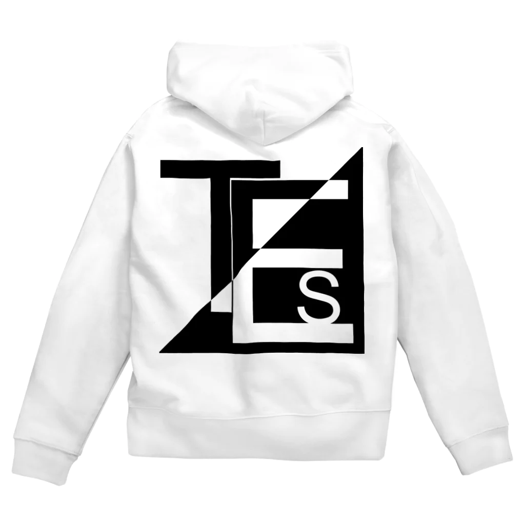 The evening starsのExplosion ホワイト Zip Hoodie