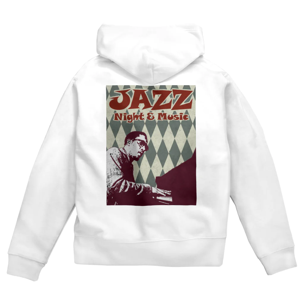 Hungry FreaksのJAZZ: Night & Music Zip Hoodie