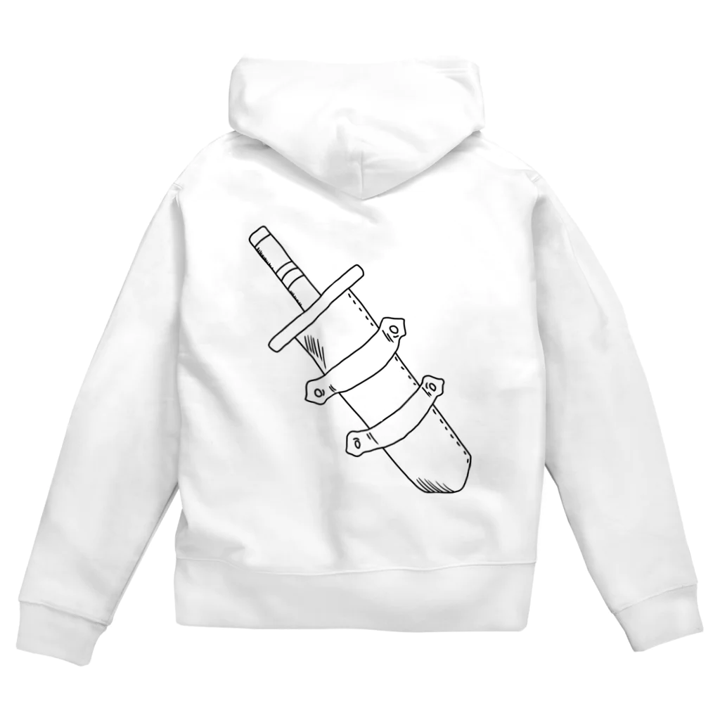 Rensei-yaのミスリルソード Zip Hoodie