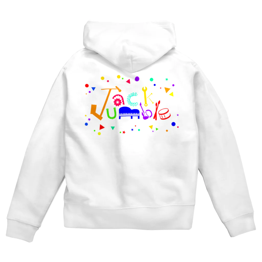 マッキーのJack Jumble【colorful】 Zip Hoodie