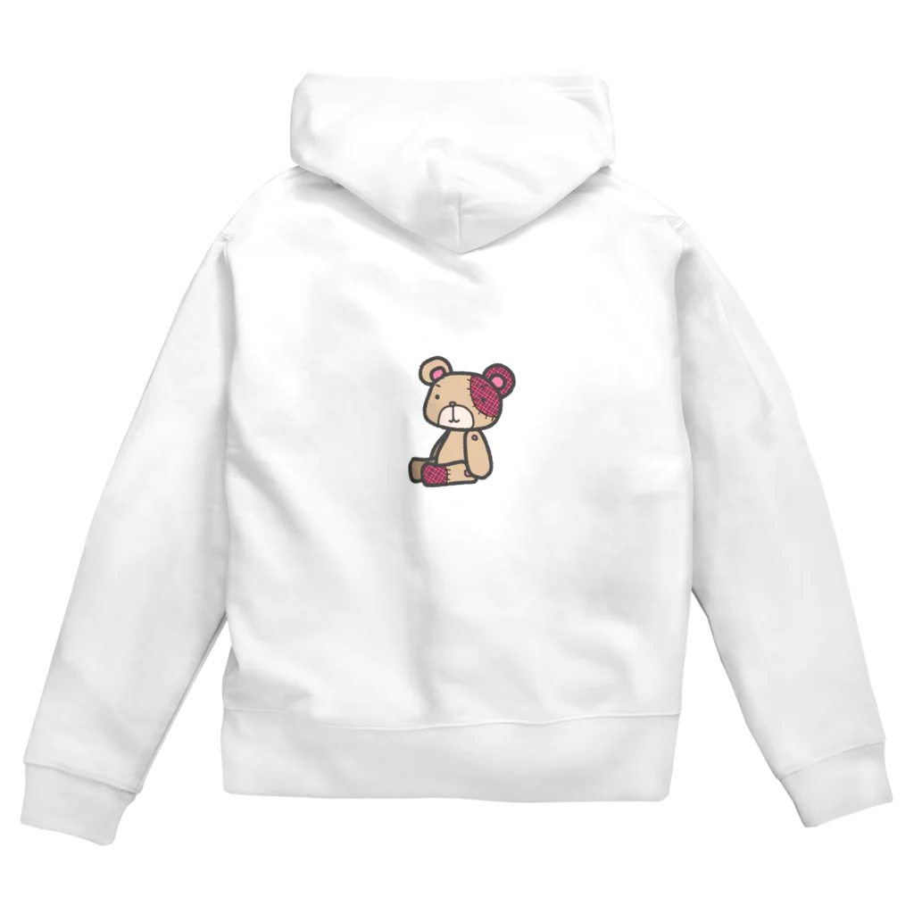 ゆるれあの「ぬ」ぬいぐるみ Zip Hoodie