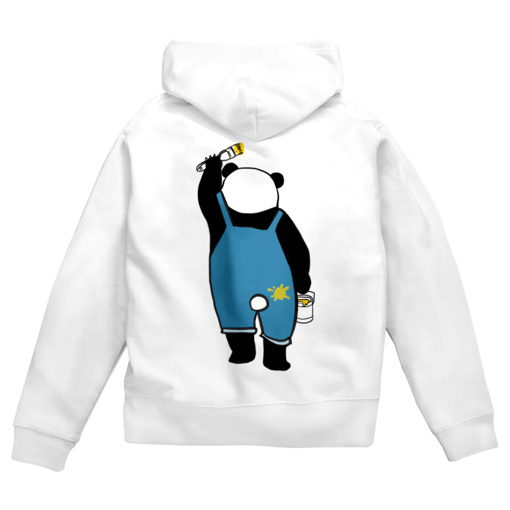 向日葵パンダ工房の向日葵パンダくん Zip Hoodie