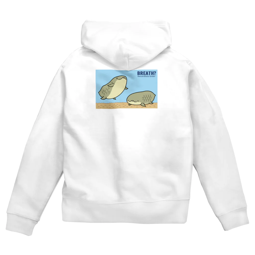 幻想水系branch　byいずもり・ようのネオケラくん Zip Hoodie