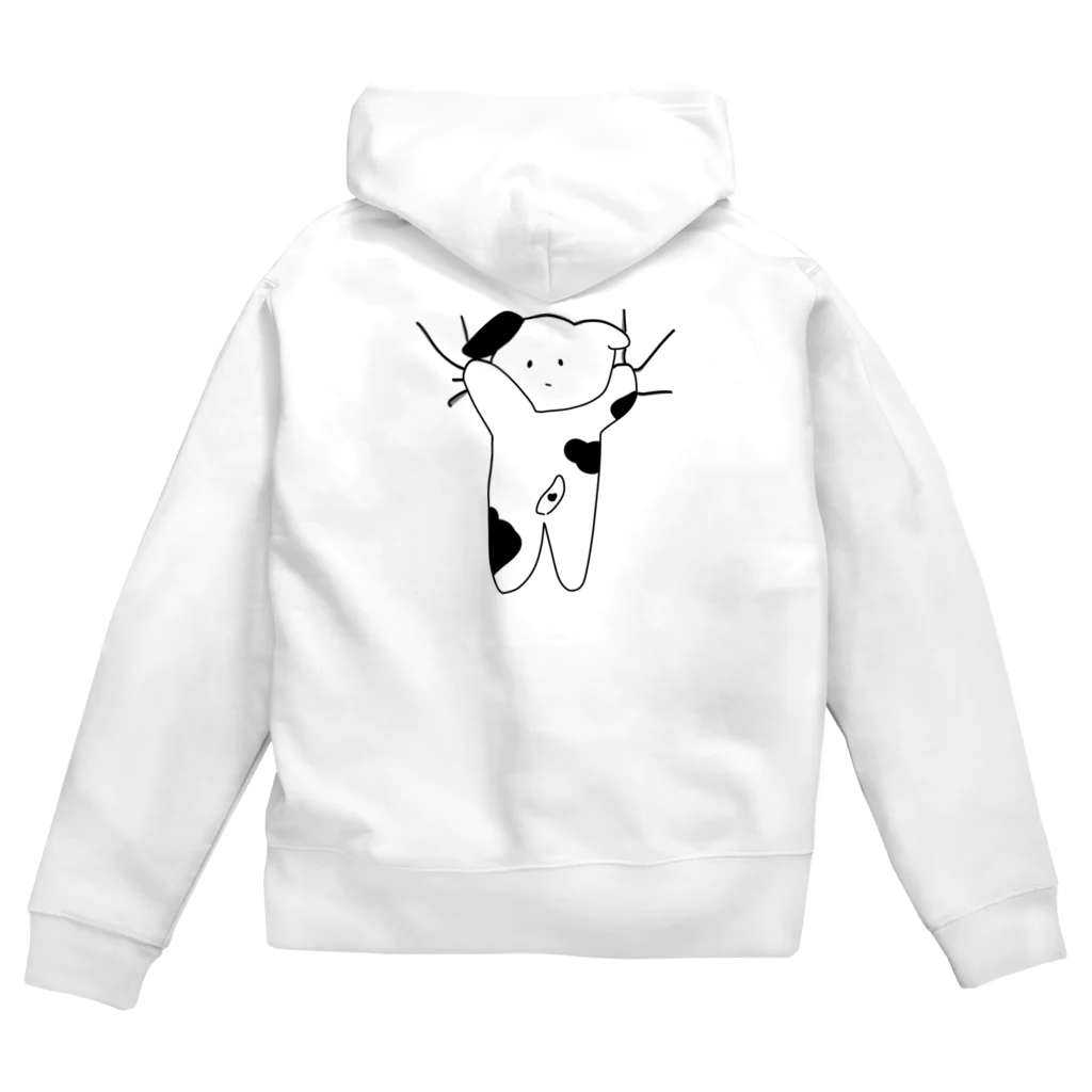 kobutadaのしがみつきあにまる-いぬ Zip Hoodie