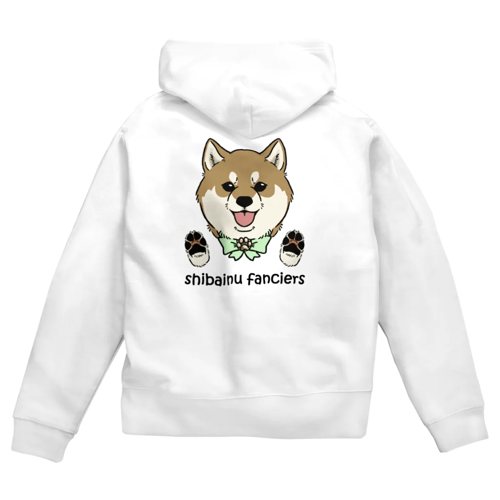 豆つぶのshiba-inu fanciers(赤柴) Zip Hoodie