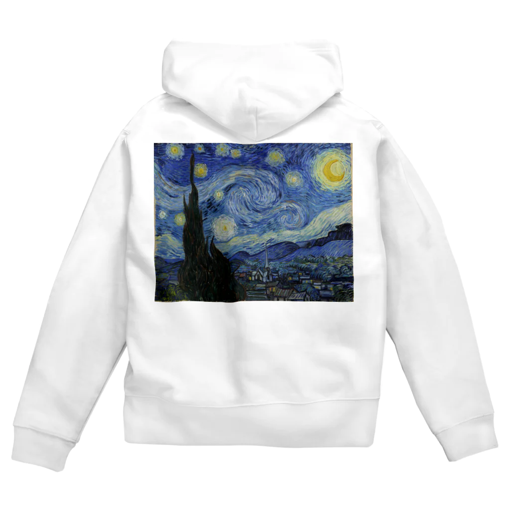 世界美術商店の星月夜 / The Starry Night Zip Hoodie