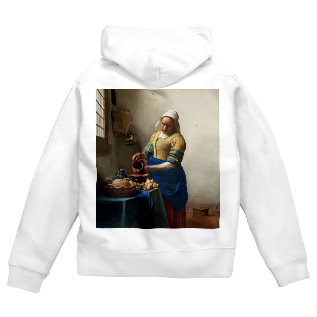 世界美術商店の牛乳を注ぐ女 / The Milkmaid Zip Hoodie