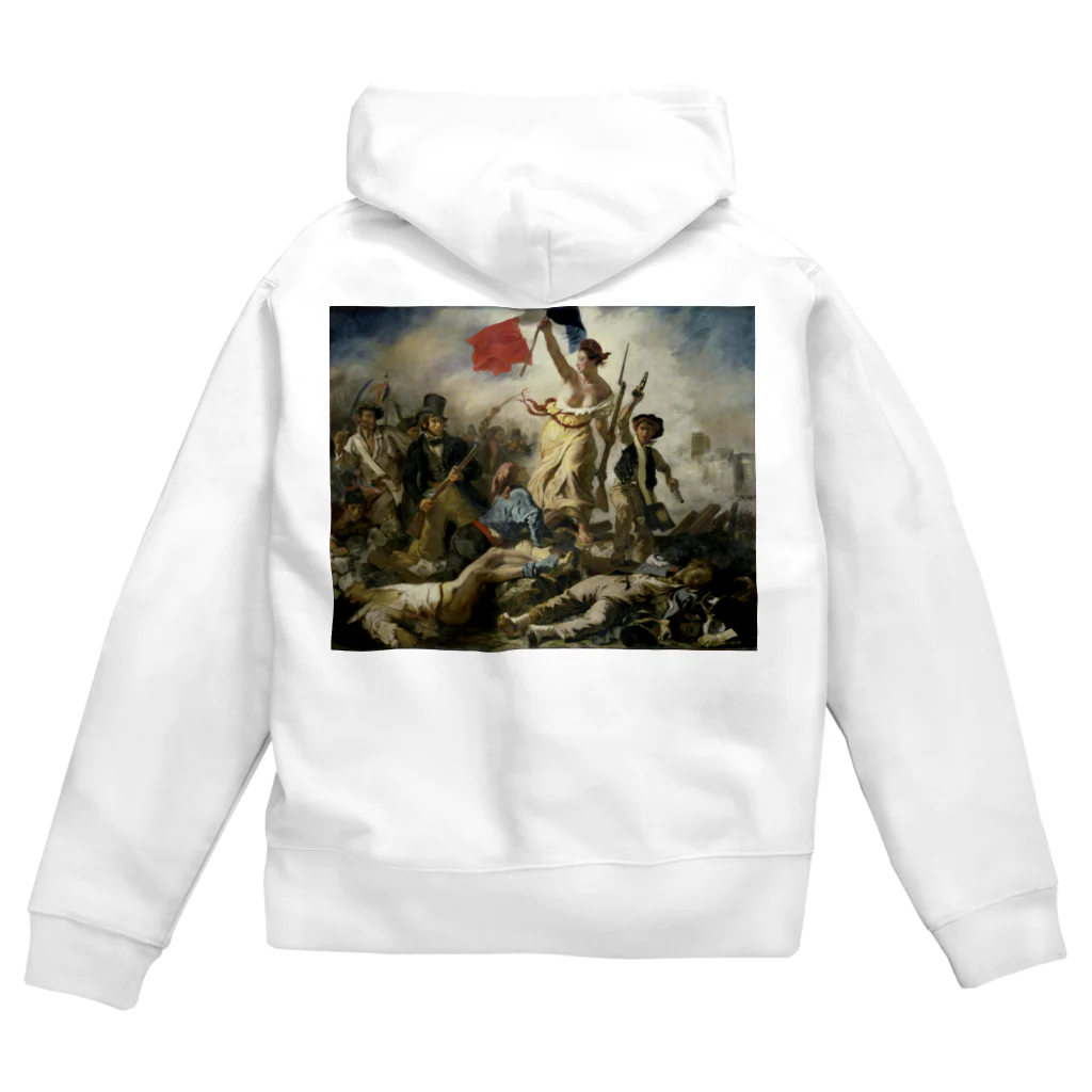 世界美術商店の民衆を導く自由の女神 / Liberty Leading the People Zip Hoodie