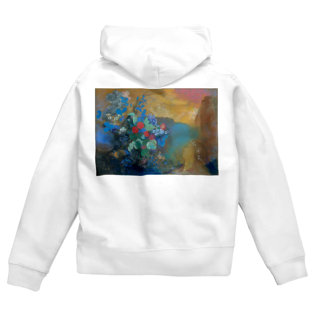 世界美術商店の花の中のオフィーリア / Ophelia among the Flowers Zip Hoodie