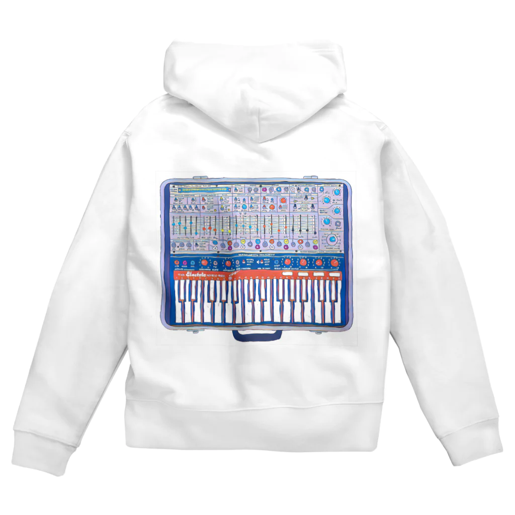 Vintage Synthesizers | aaaaakiiiiiのBuchla Music Easel Vintage Synthesizer Zip Hoodie