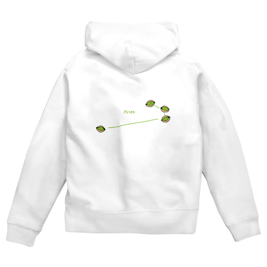 tafu tafuのピスターチオ／おひつじ座 Zip Hoodie