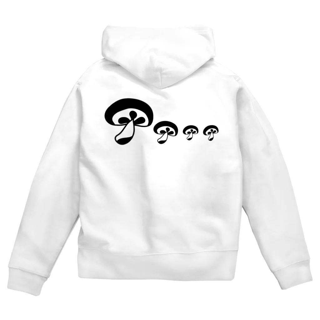 タカの毒キノコの兄弟 Zip Hoodie