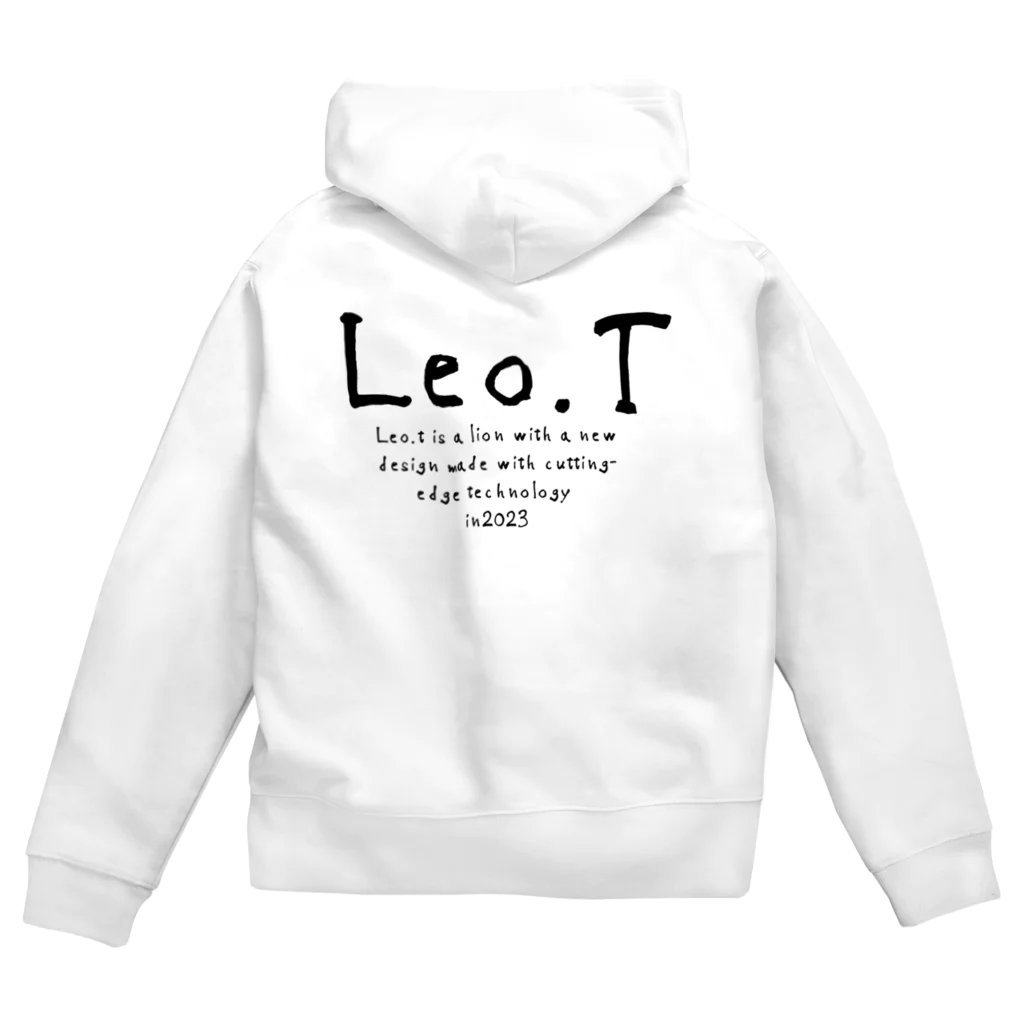 Leo.T Shopのライオンアート　Leo.T Zip Hoodie