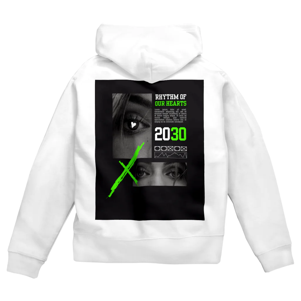 show.のRHYTHM OF 2030 Zip Hoodie