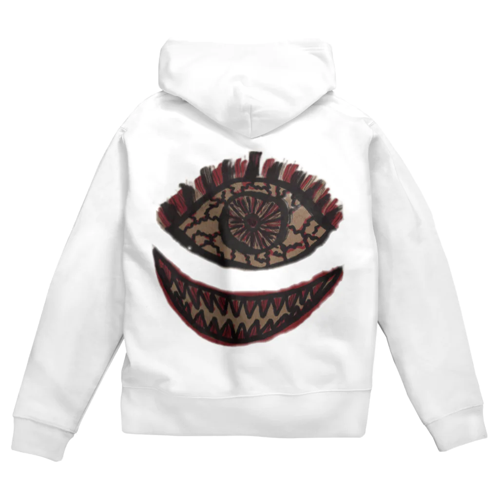 tmy_fの目玉（Medama）背景無し Zip Hoodie