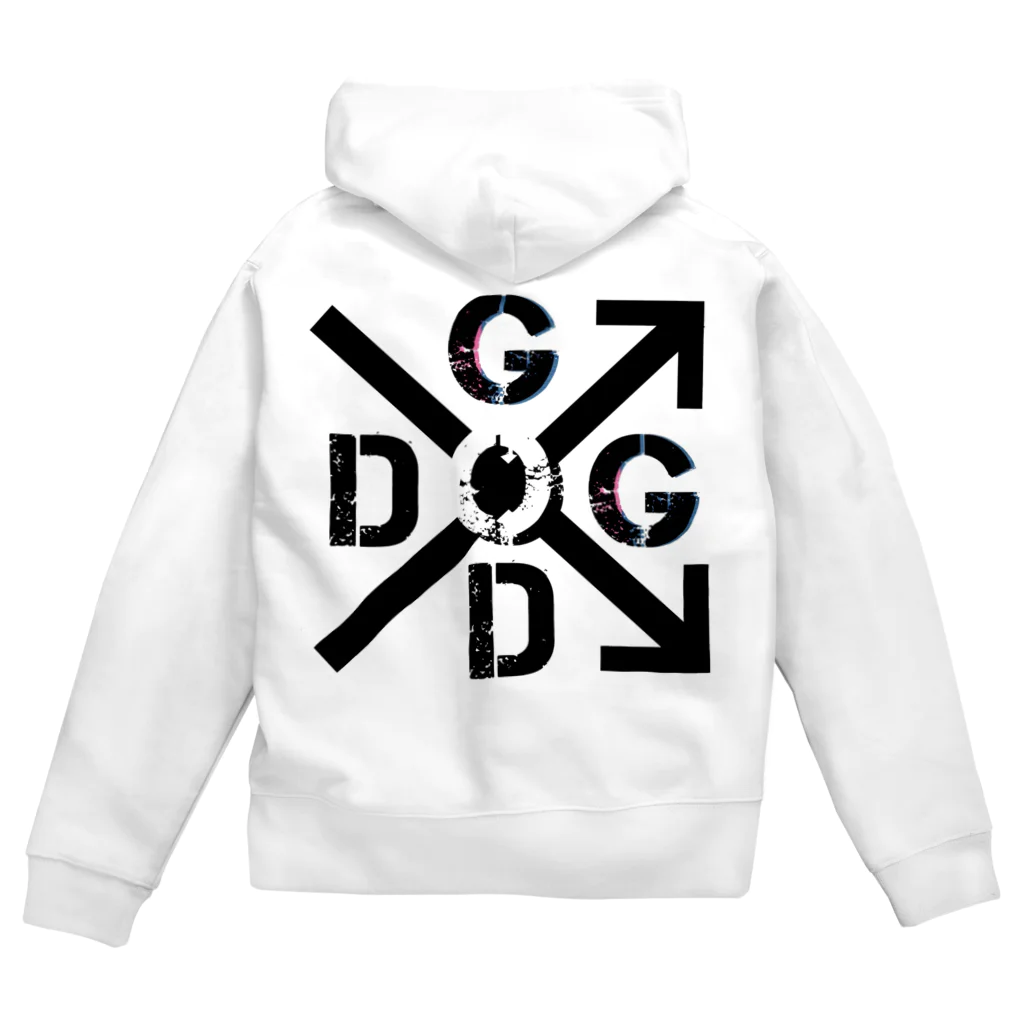 サナトリウムのセポケちゃんのGOD DOGオフィシャル Zip Hoodie