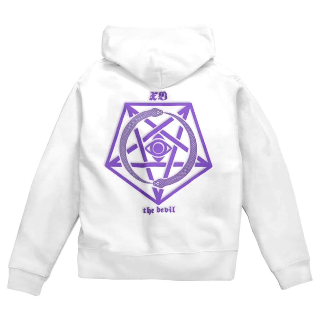 ねむの正位置『悪魔』 Zip Hoodie