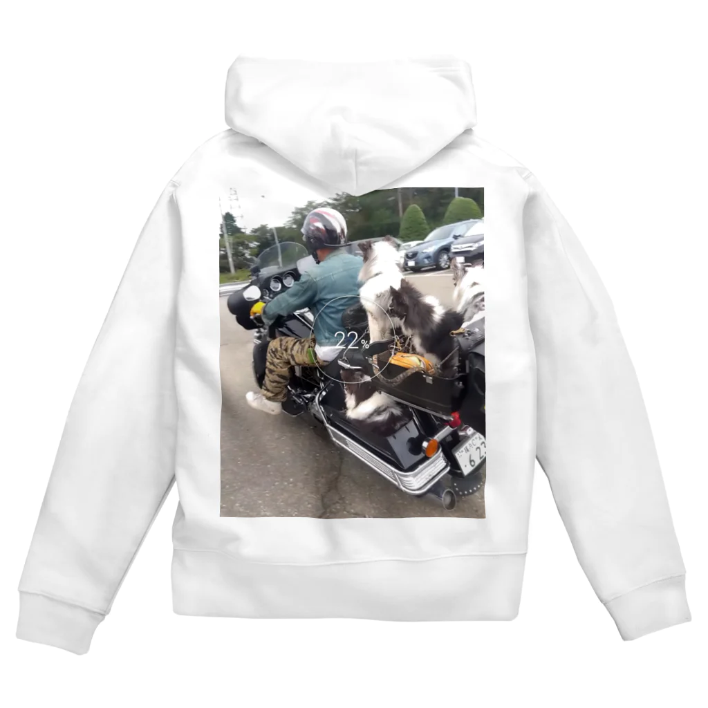 ハーレー最大最強SNOOPYのれいわ勝手連Driver&Bikers２番 Zip Hoodie