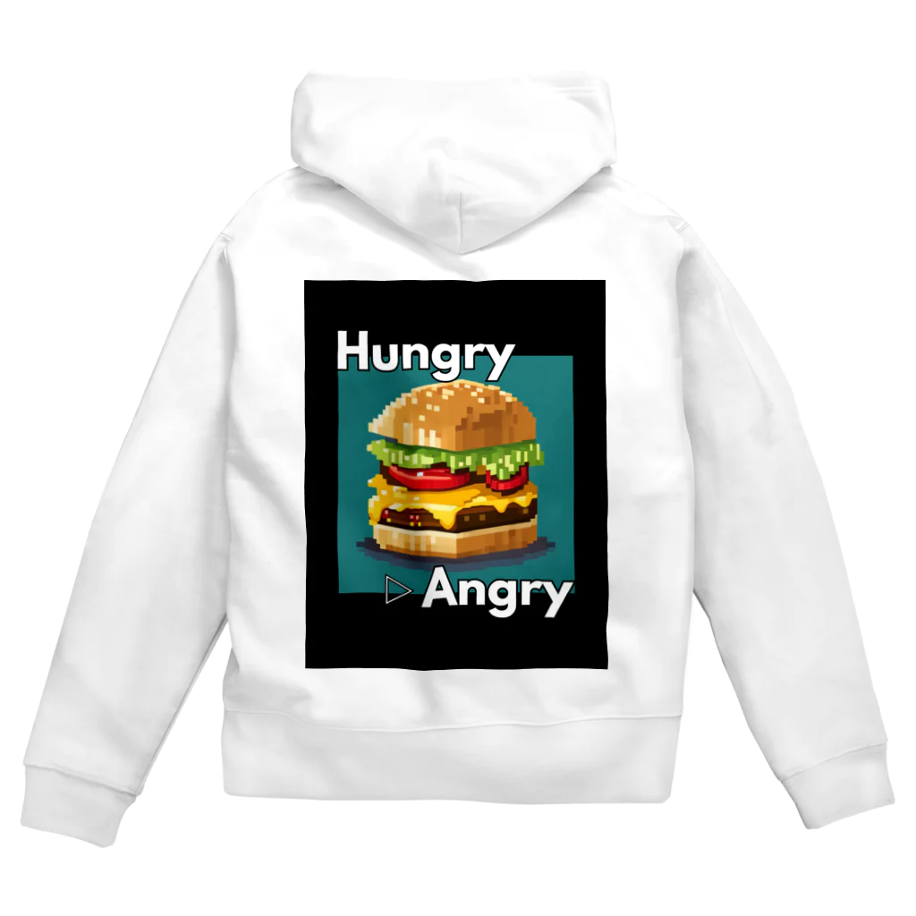 hAngryの【ハンバーガー】hAngry  Zip Hoodie