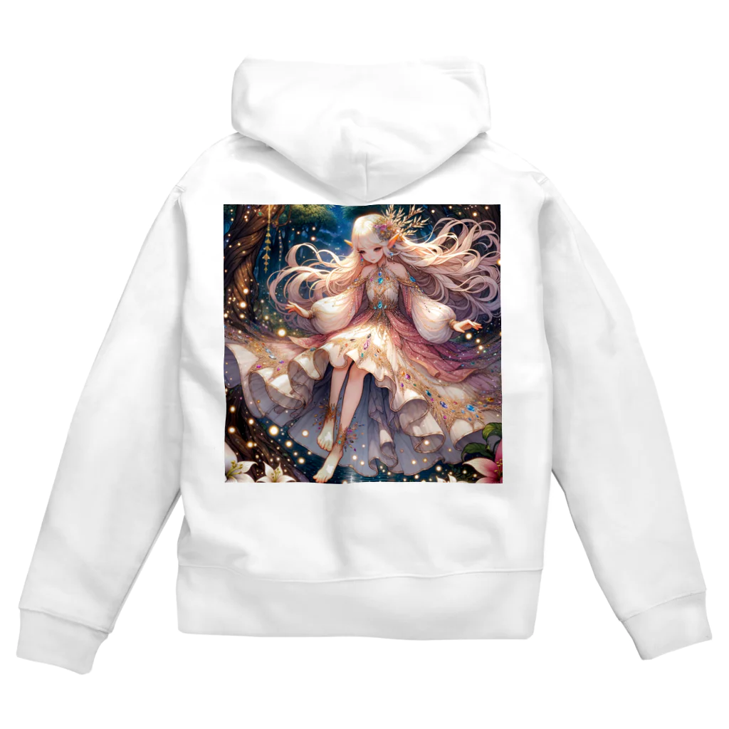 Sesilionの星の精霊の夜舞 Dance of the Star Spirit Zip Hoodie