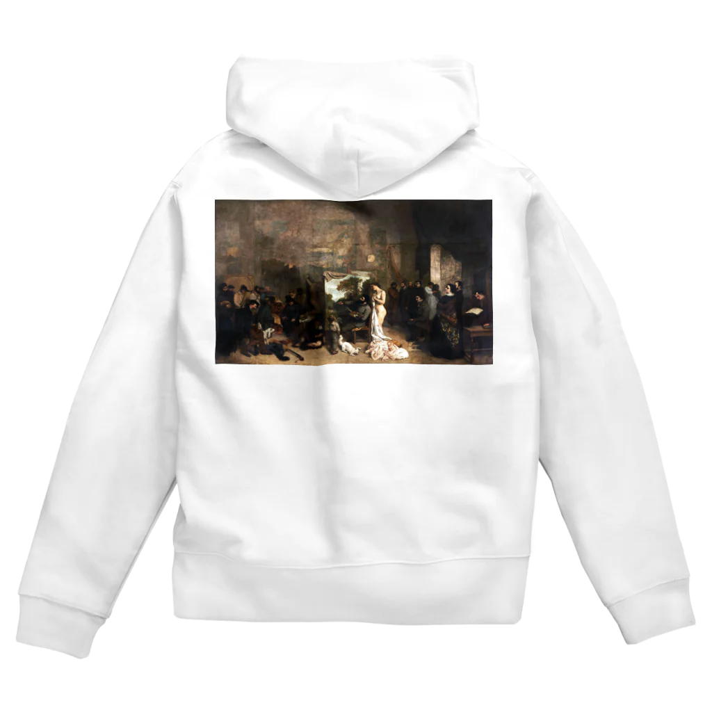 世界美術商店の画家のアトリエ / The Painter's Studio Zip Hoodie