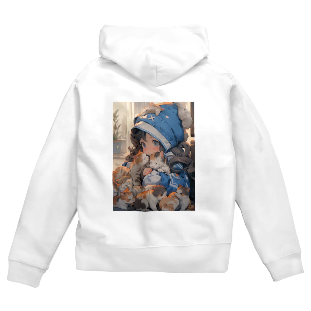 ebizo999の子猫満載４ Zip Hoodie