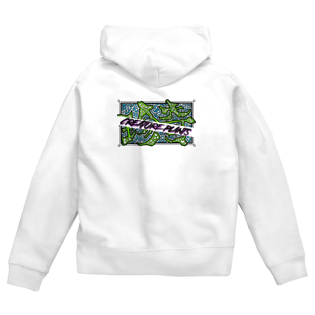 CREATURE PLANTSの珍奇/creature plants Zip Hoodie