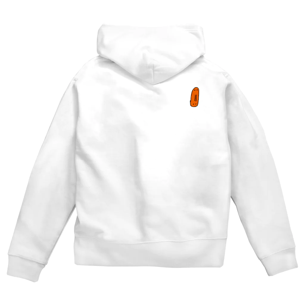 royro_desingの漂着物シリーズ　カエルウキ Zip Hoodie