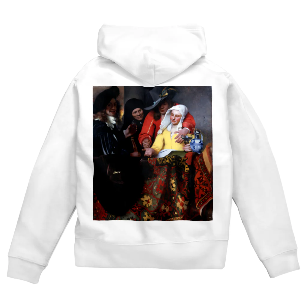 世界美術商店の取り持ち女 / The Procuress Zip Hoodie