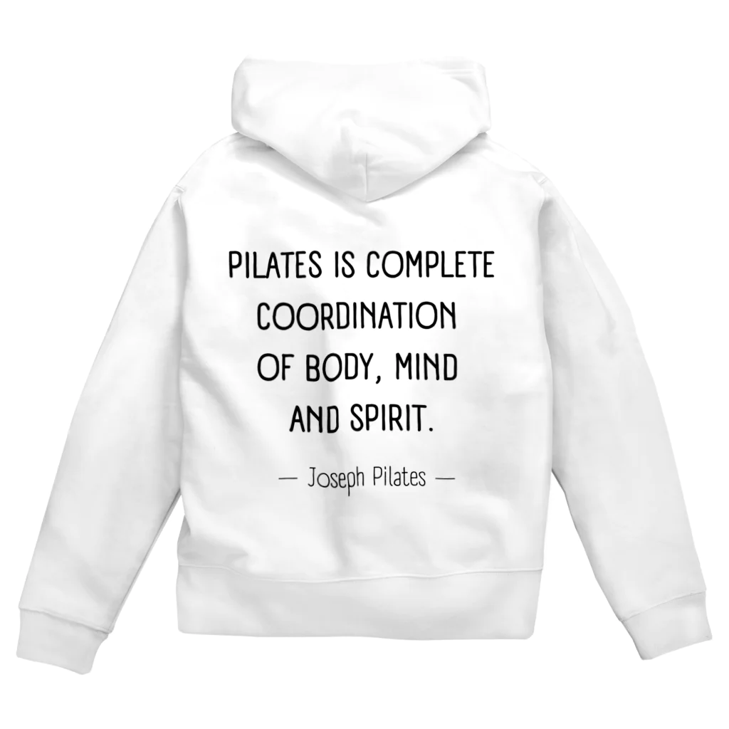 pilates_loversのマットピラティス Zip Hoodie