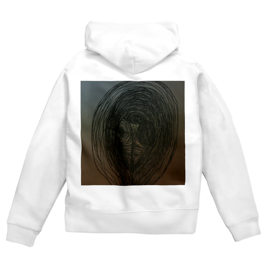 RyoY_ArtWorks_Galleryの渦巻く感情 Zip Hoodie