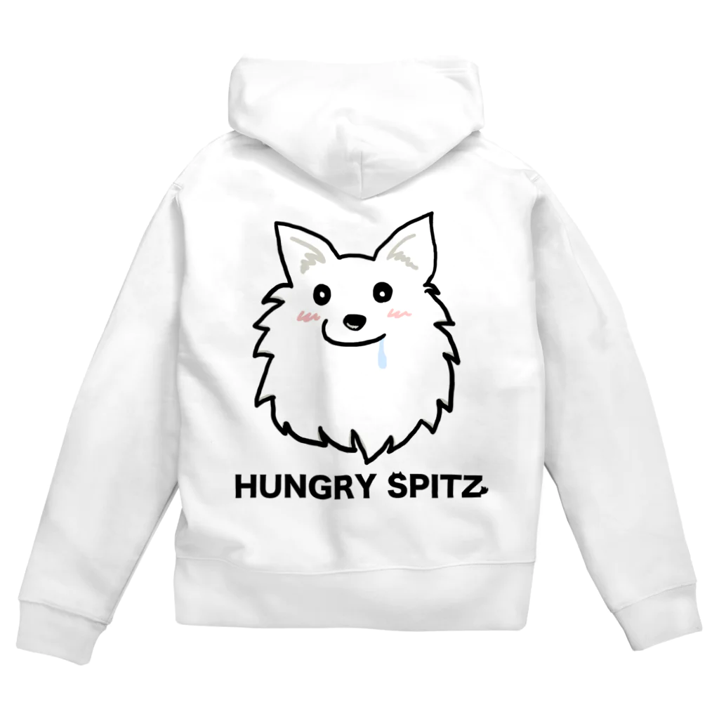 ehime@けだま&もち＆すみのHUNGRY SPITZ「おやつ！おやつ！」 Zip Hoodie