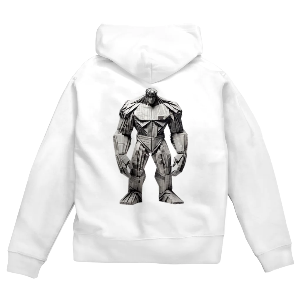 hoodie styleの巨人のオリーガミ Zip Hoodie