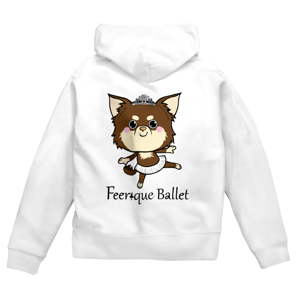 feerique balletのFeerique ballet ジップパーカー