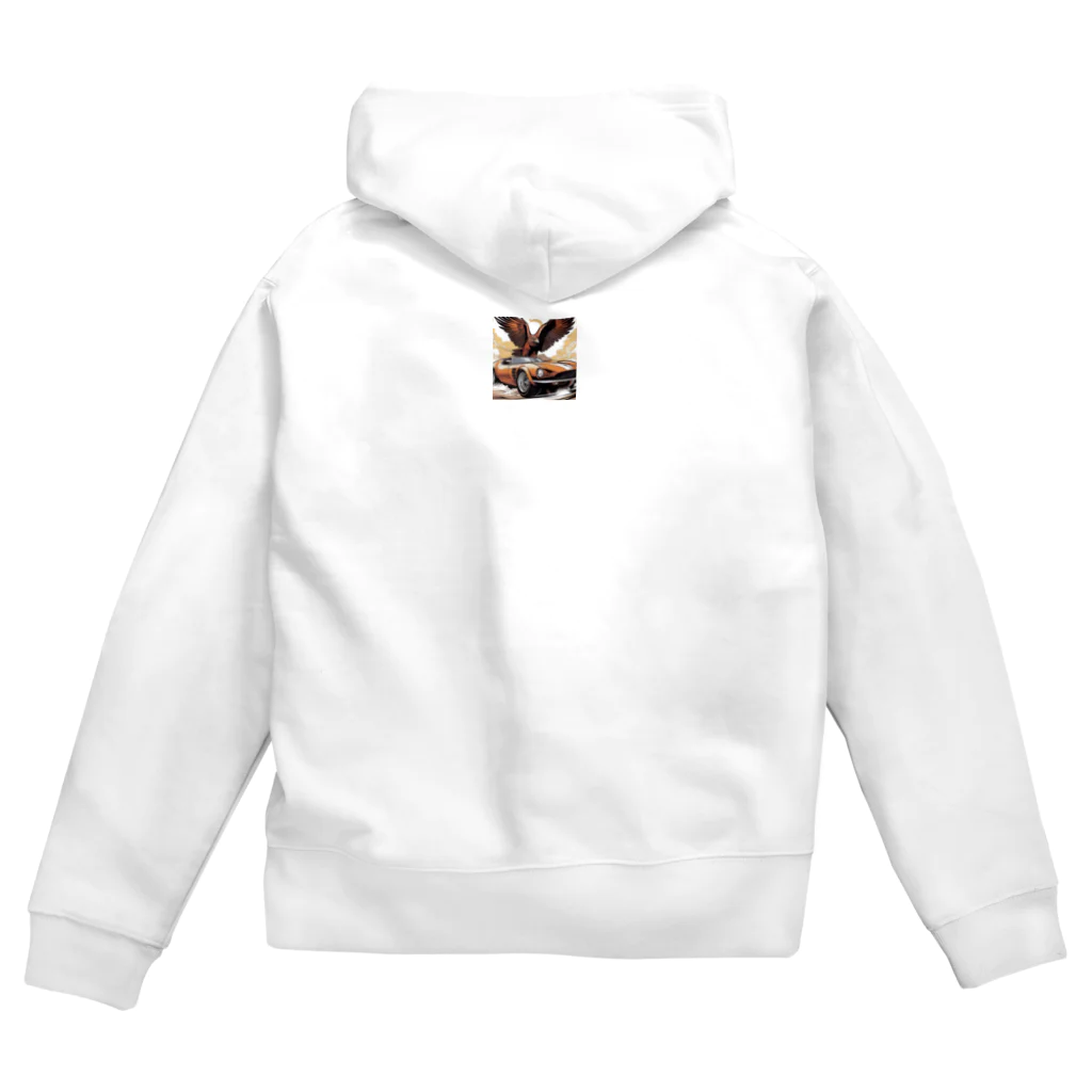 ototeck86のマッスルアメリカンホークス Zip Hoodie