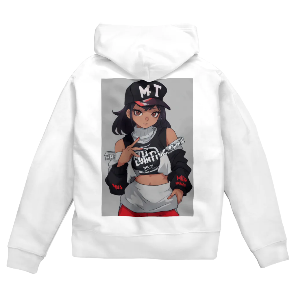 RYU_RYUのhip-hop レディース Zip Hoodie