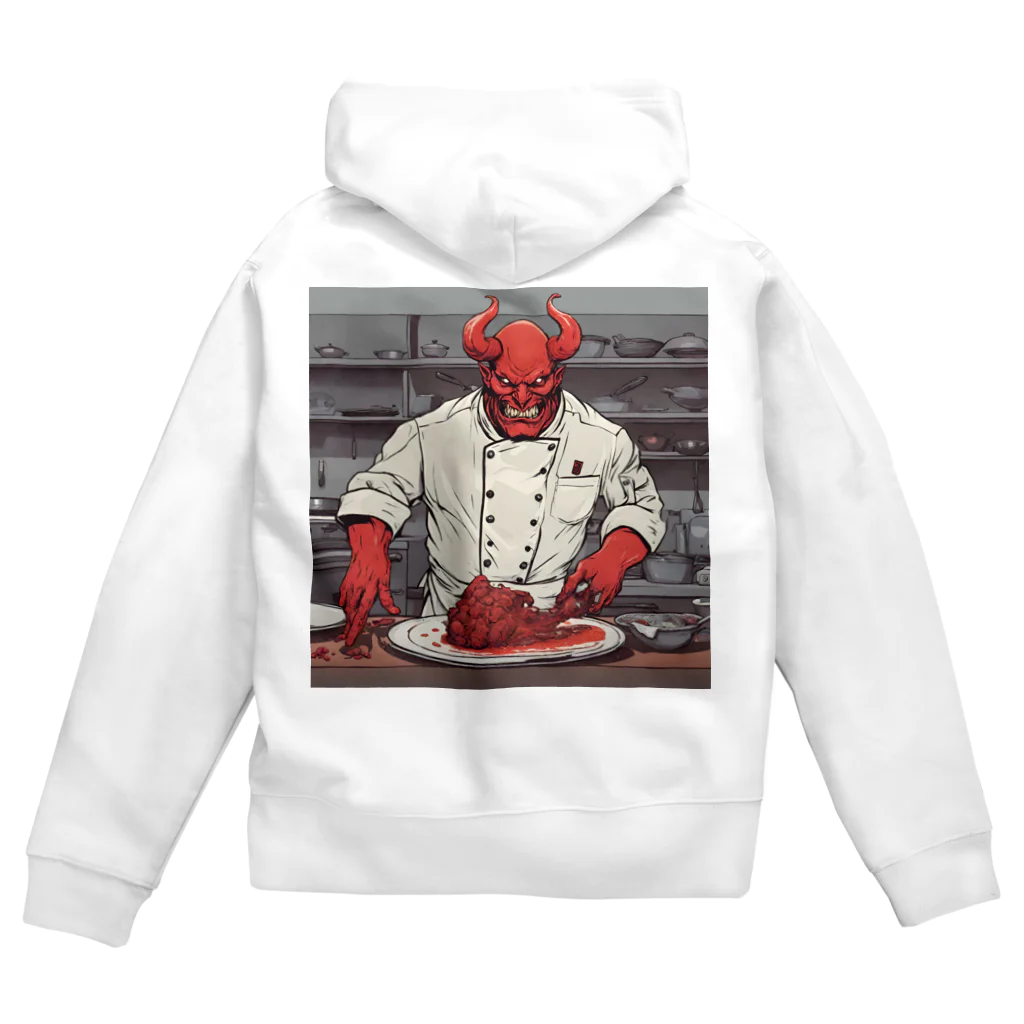 d-design-labのdevil's cookingグッズ Zip Hoodie